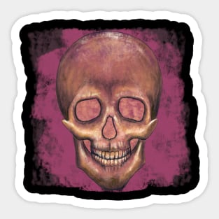 Grunge skull Sticker